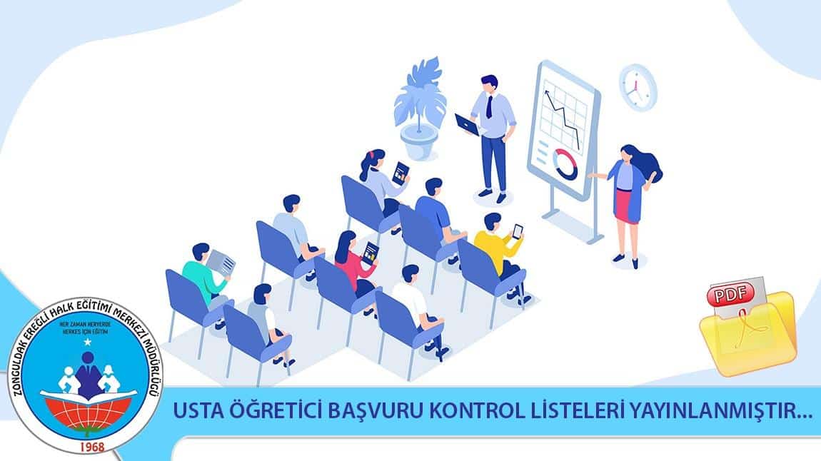 Usta Öğretici Başvuru Kontrol Listeleri WEB sayfamızda yayınlanmıştır...